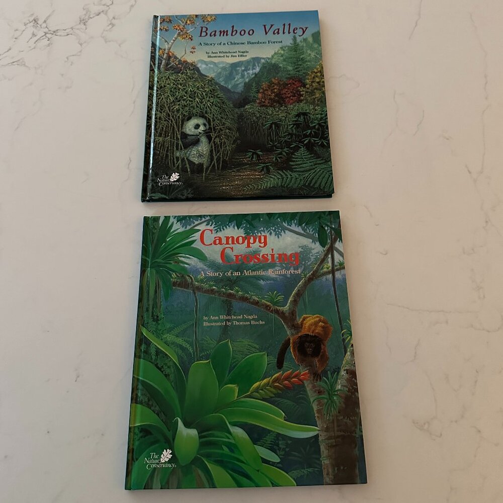 2 Nature Conservatory Hardcover Books